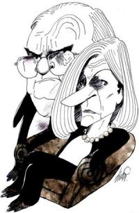 Chantal Mouffe and Ernesto Laclau. From www.lanacion.com.ar