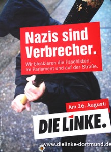Ökologische Plattform NRW Follow Nazis blocken , DIE LINKE. Dortmund