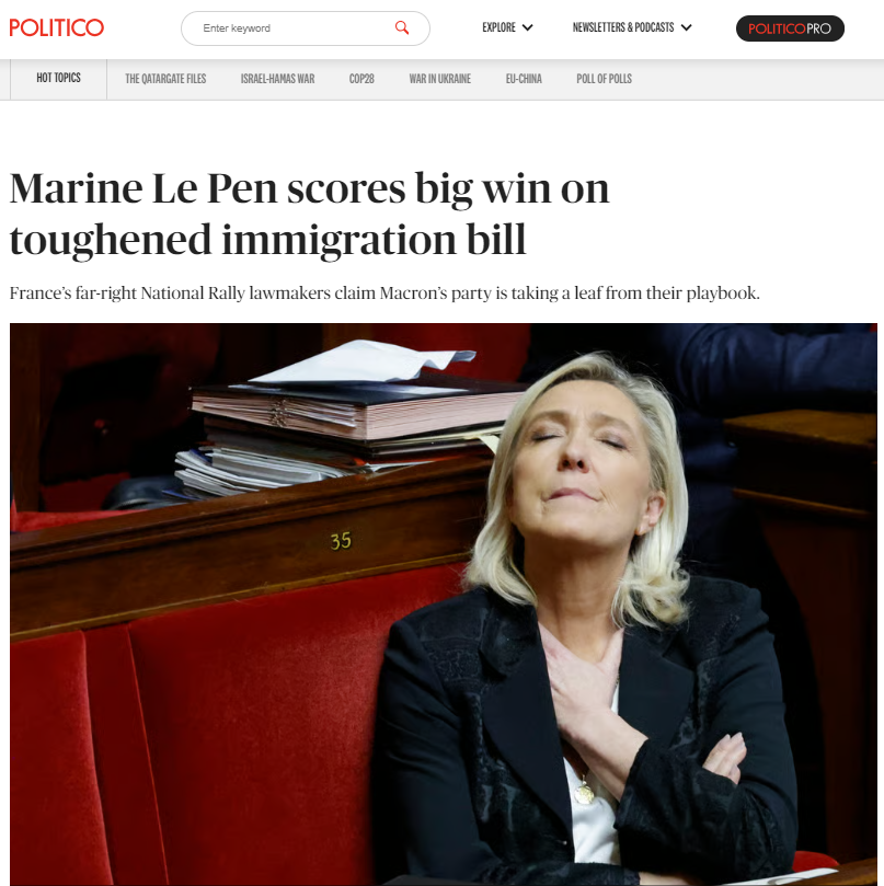 le pen happy